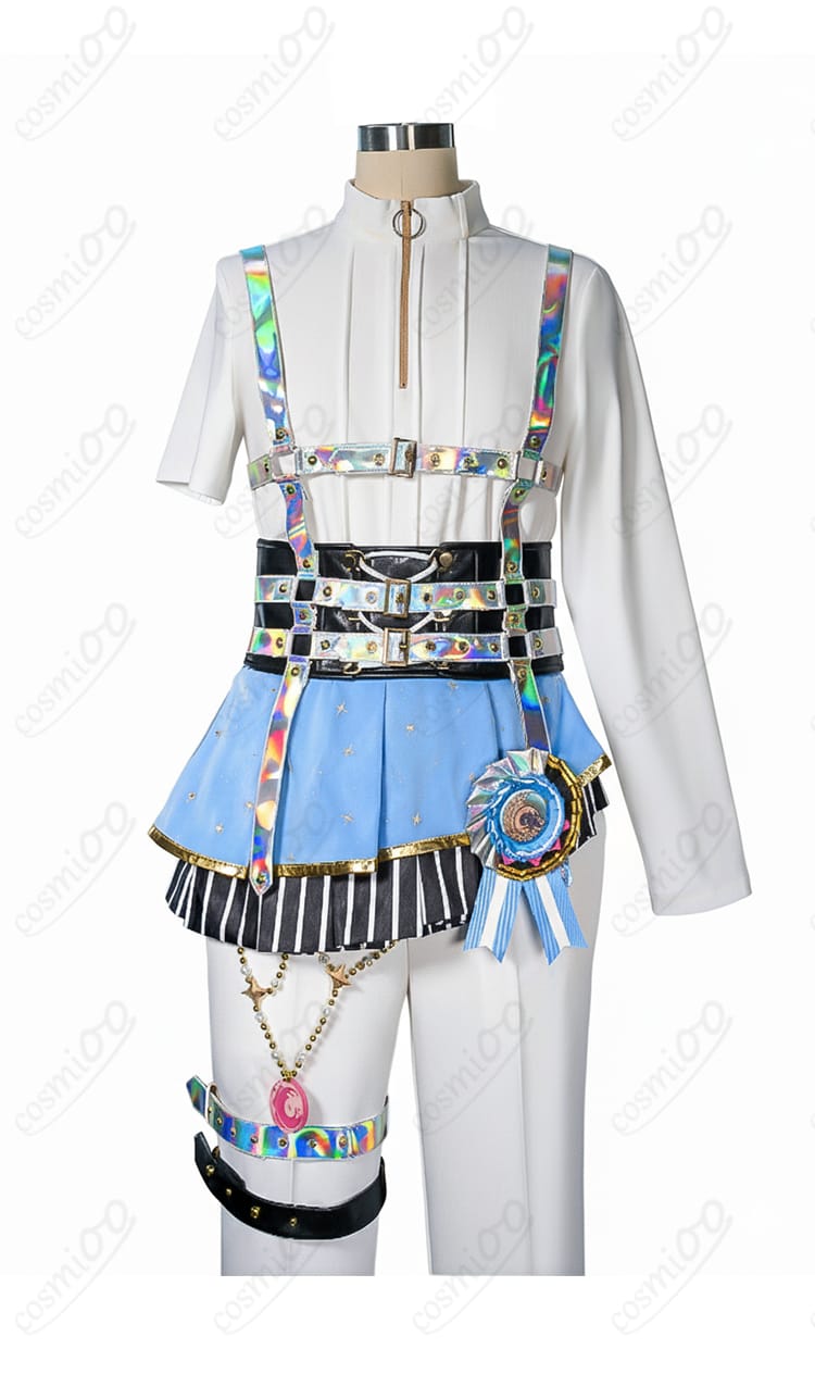 青柳冬弥 コスプレ衣装 正面装飾ディテール|ネックレス・胸元飾りの繊細な仕上げ