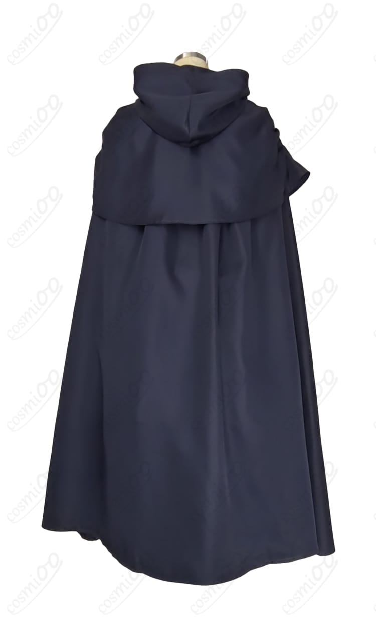 すかすか クトリ コスプレ衣装 背面ディテール画像|マントや装飾の繊細な縫製を確認