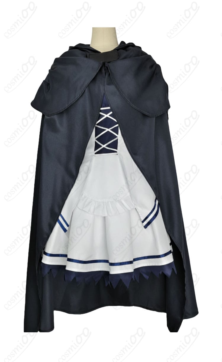 すかすか クトリ コスプレ衣装 正面ディテール画像|コスプレ専用生地の美しい仕上がり