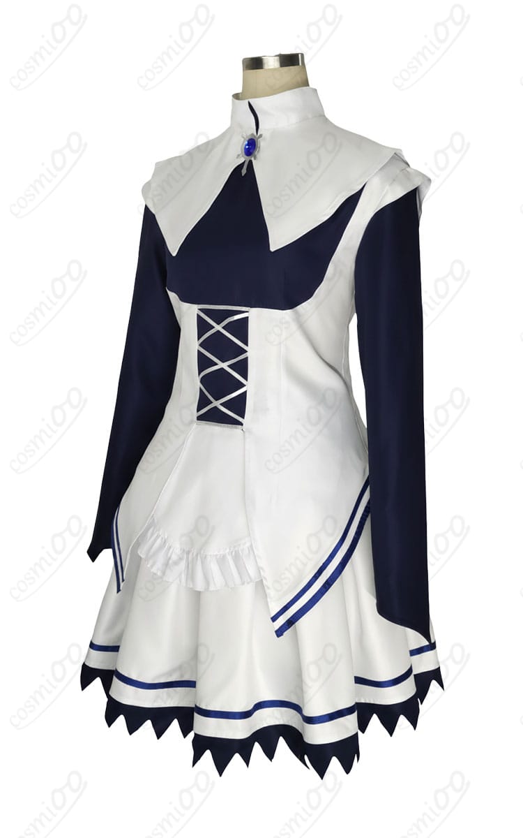 クトリ コスプレ衣装 衣襟部分のディテール|快適な着心地と高級感ある縫製仕上げ