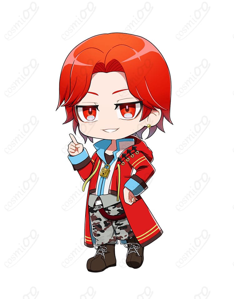 すまないスクール Mr.レッド コスプレ衣装 商品キャラクター全身イメージ|高品質オーダーメイド対応