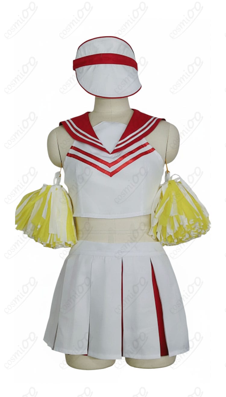 春原ココナ チアガール コスプレ衣装 正面写真|ブルアカ衣装のディテールを忠実再現・高品質仕上げ