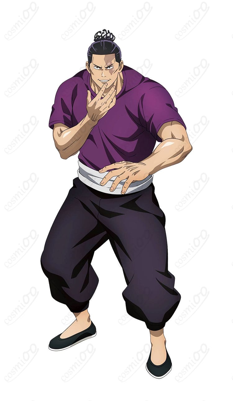 呪術廻戦 東堂葵 コスプレ衣装 短袖服装正面図|京都府立呪術高専制服を高再現、清潔感あるデザインをチェックしよう