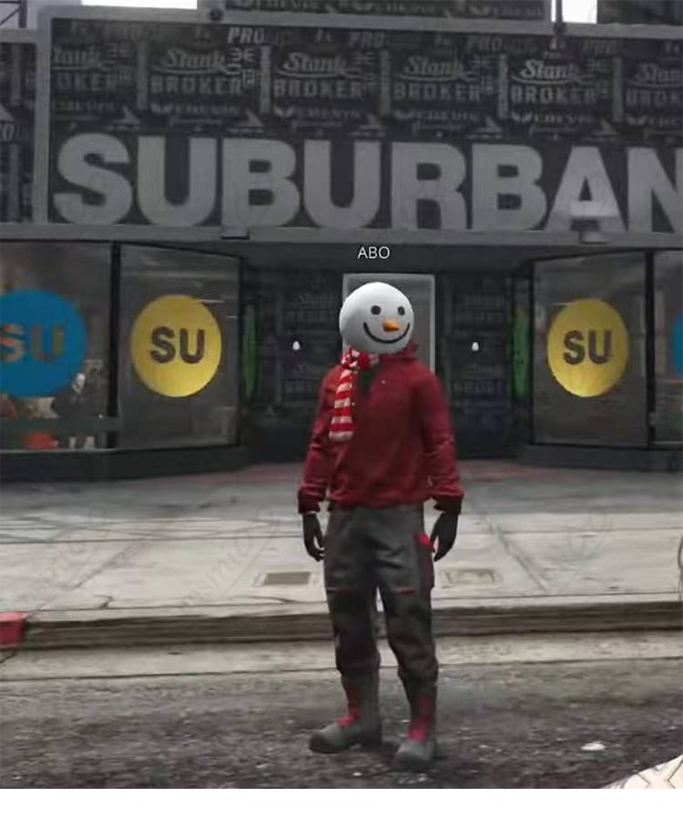 ギャングXVI コスプレ衣装 正面図|高品質素材で仕立てたパーカーとズボンの全体スタイル。細部までこだわりの仕上がり。