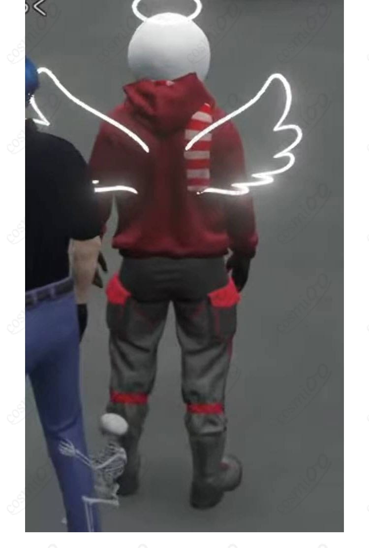 ギャングXVI コスプレ衣装 背面図|バックスタイルのディテールまでリアルに再現。撮影やパフォーマンスに映えるデザイン。