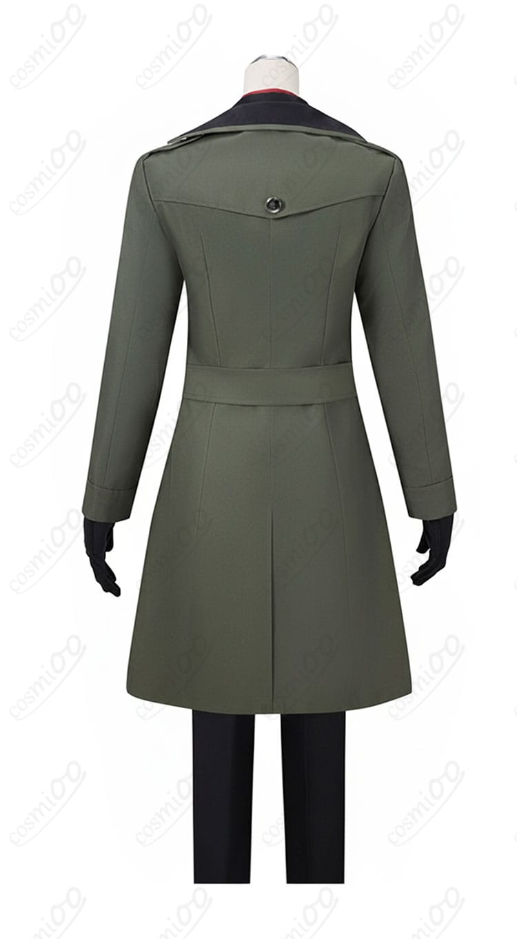 FGO バゼット コスプレ衣装 背面全体図|美しいシルエットと高品質仕立てを確認