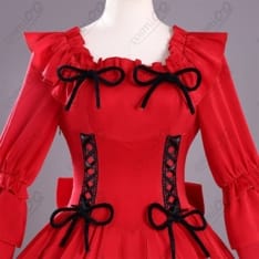 さいひと スカーレット・エル・ヴァンディミオン コスプレ衣装｜高品質ドレス S～XXL - 4枚目の画像（サムネイル）