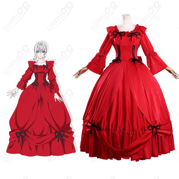 スカーレット・エル・ヴァンディミオン コスプレ衣装 キャラクター全身とドレスデザインの参考画像|高再現・送料無料