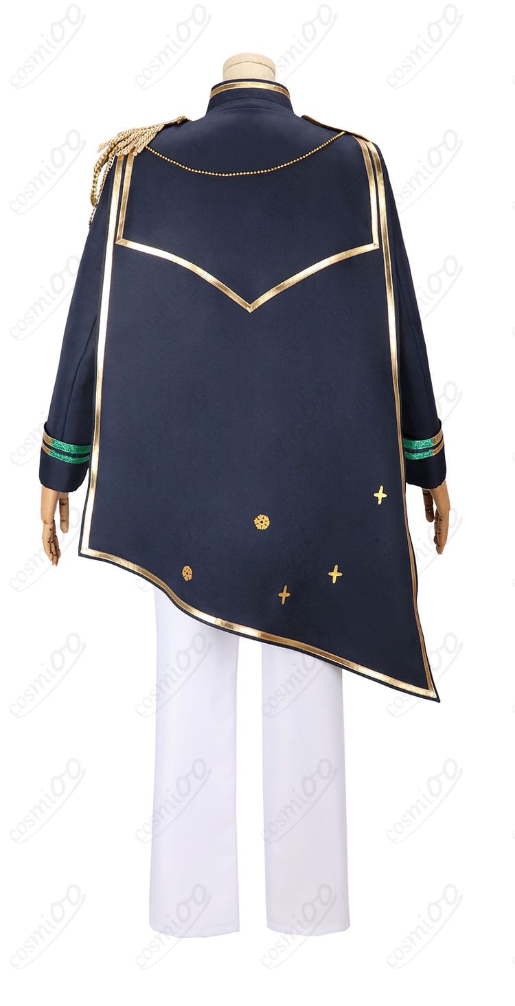 Ren Zotto『OVERTURE』コスプレ衣装 背面図|マントの長さ・ベルトデザイン・背中装飾をチェック