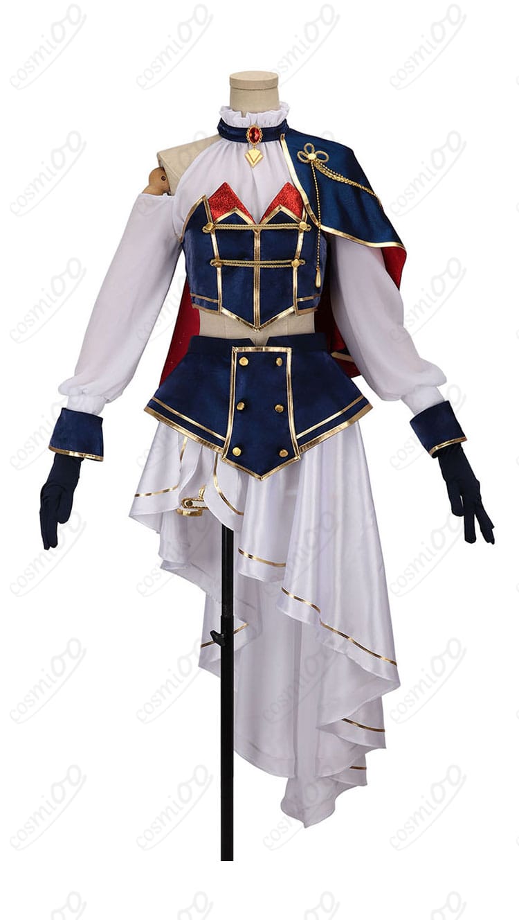 レイン・パターソン SYMPHONIA コスプレ衣装 正面全体画像|高品質デザインと鮮やかな赤が映える