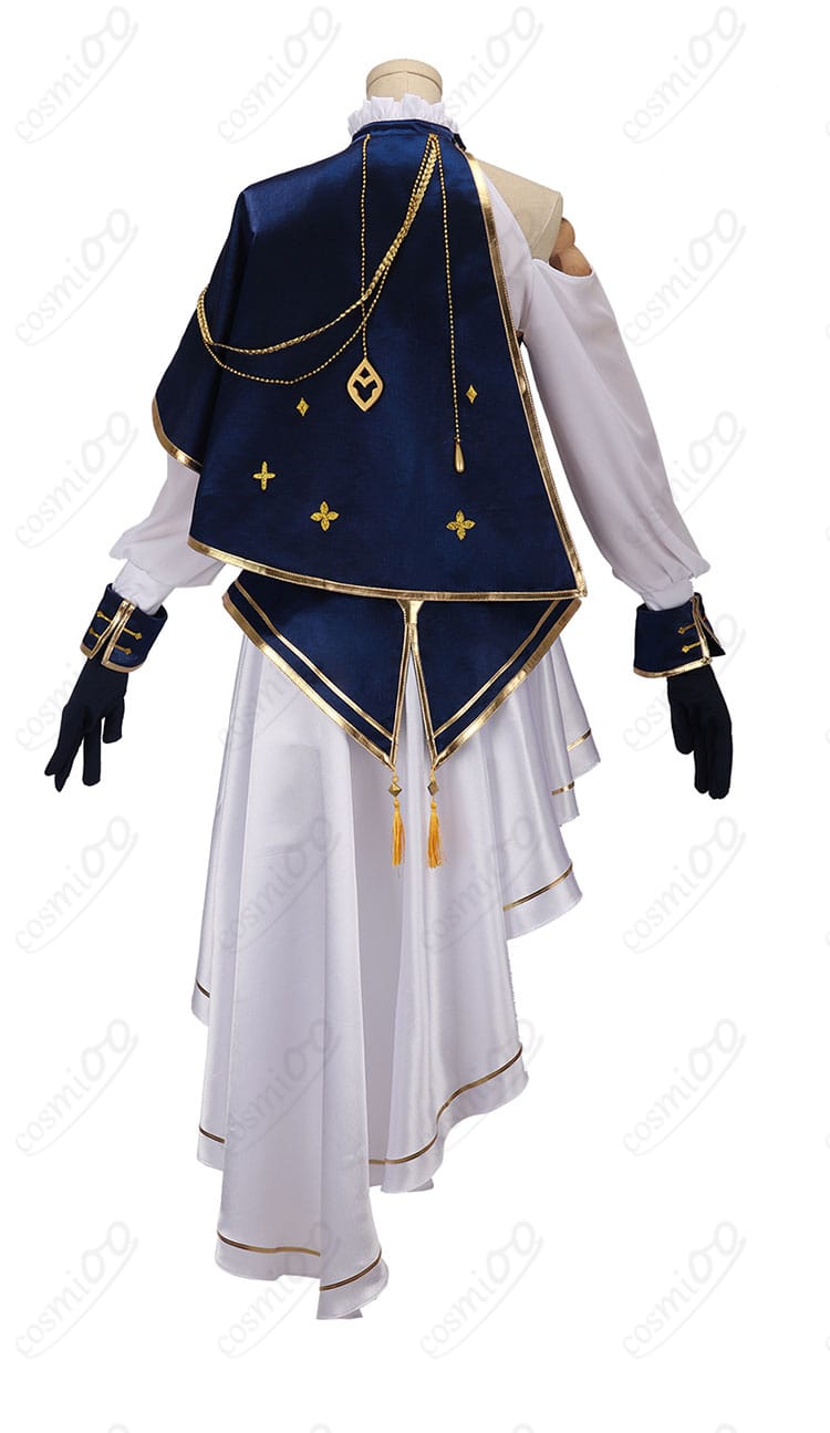レイン・パターソン SYMPHONIA コスプレ衣装 背面全体画像|マントの揺れ感とラインの美しさをチェック