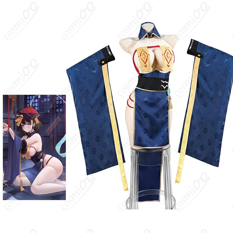 アズールレーン 華甲 霊幻艦船新春夜 コスプレ衣装 着用イメージ|華やかなチャイナドレス姿で新春の雰囲気を再現