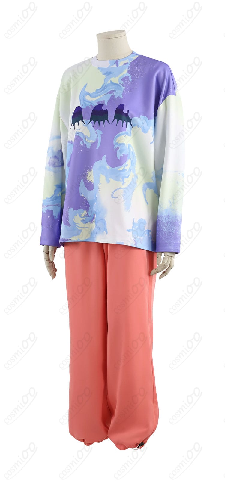 湊大瀬 コスプレ衣装 左側面図|自然な立体感とシルエットバランスを表現したコスチューム