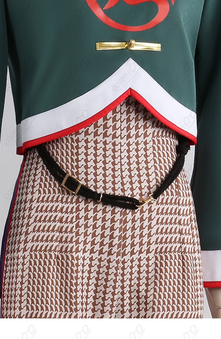 コスプレ衣装 衣裾装飾ディテール|滑らかな縫製と丁寧な仕上げが魅力