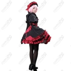 Re:ゼロ ラム ゴシックドレス コスプレ衣装｜高品質フルセット - 3枚目の画像（サムネイル）