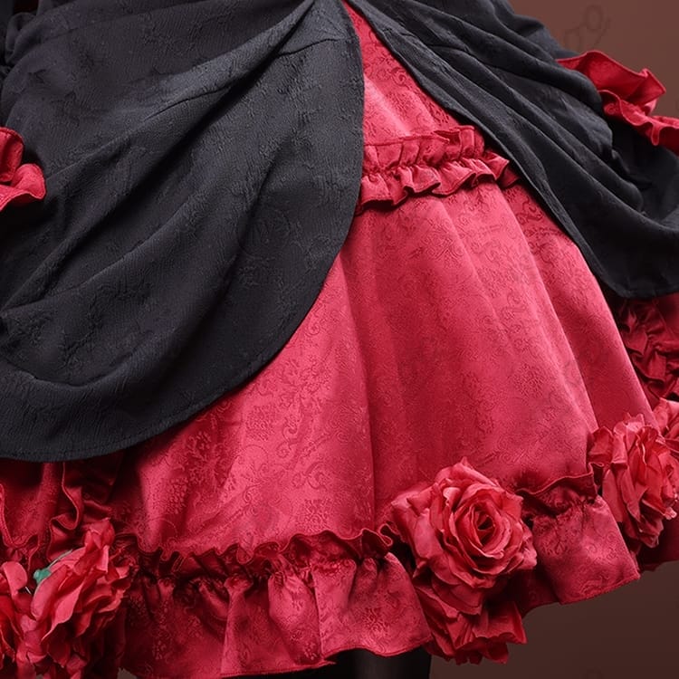 Re:ゼロ ラム ゴシックドレス コスプレ衣装｜高品質フルセット - 5枚目の画像