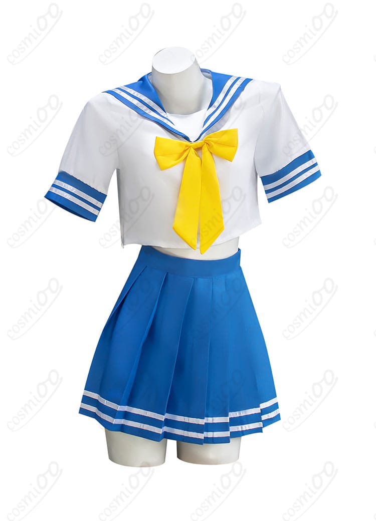 らき☆すた 泉こなた 夏服 コスプレ衣装 正面全体図|爽やかなセーラー服デザインを忠実再現
