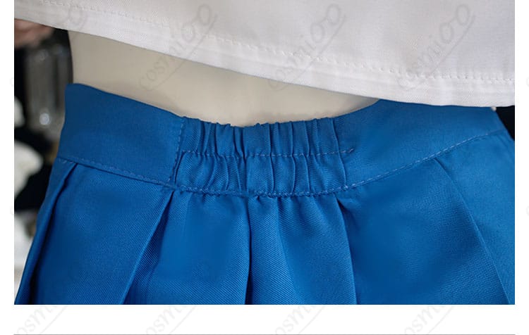 らき☆すた 泉こなた コスプレ衣装 スカート装飾ディテール|プリーツ加工が美しく、動きに合わせて揺れるデザイン