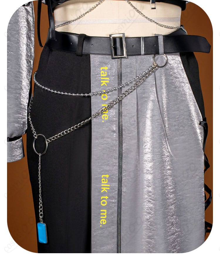 腰ベルト装飾ディテール|調整可能なベルトデザインと質感をチェック