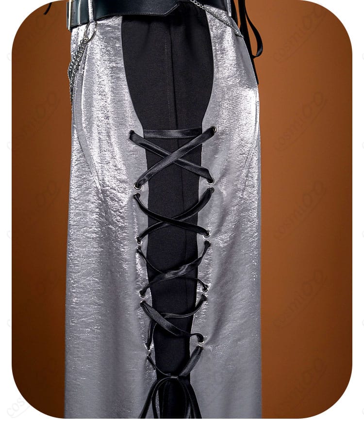 パンツ側面の系紐装飾ディテール|カジュアル感漂うストリート仕様