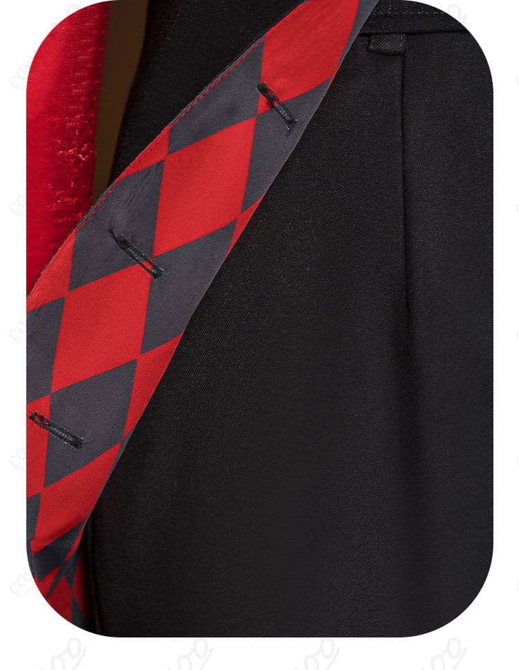 ツイステ ケイト・ダイヤモンド コスプレ衣装 衣襟装飾ディテール|細部までこだわった職人仕上げ。