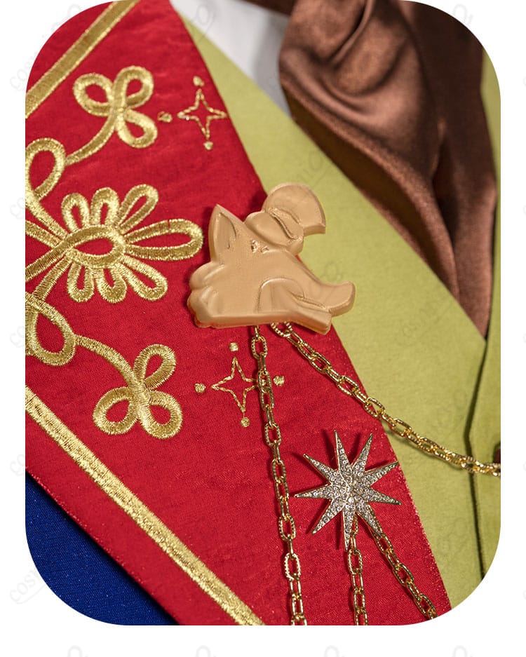 衣領装飾ディテール画像 上品な襟元のデザインが際立つ仕上がり