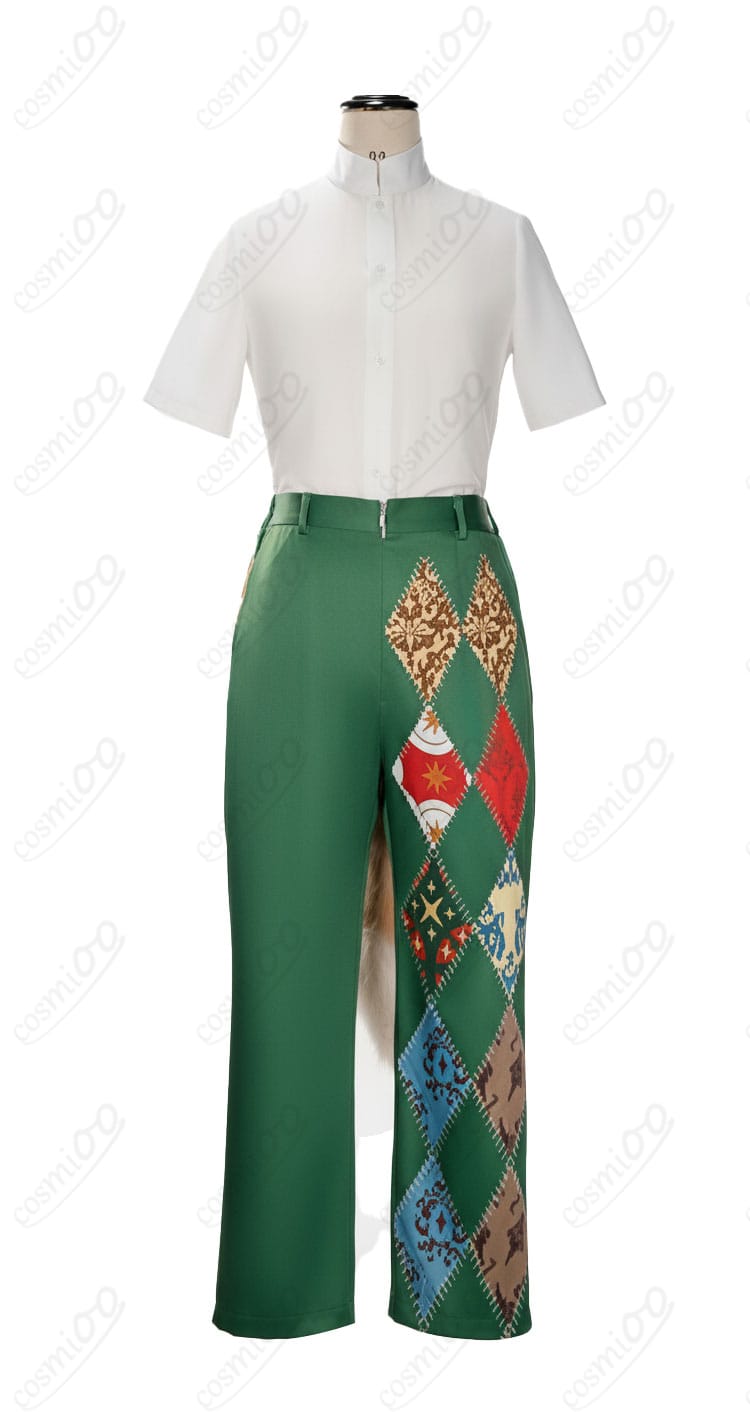 短袖シャツ正面図 コスプレ専用生地で動きやすく通気性抜群