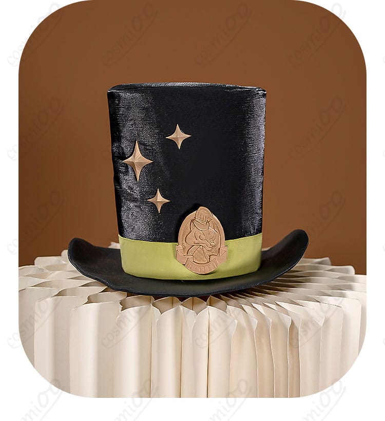 帽子装飾ディテール画像 狐モチーフをイメージした上質な装飾