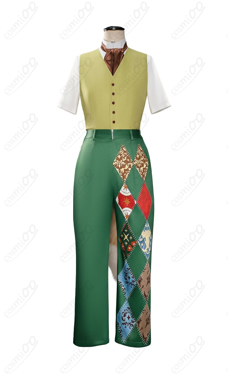 内搭服とパンツ正面図 ツイステ フェロー・オネスト風スタイルを忠実再現