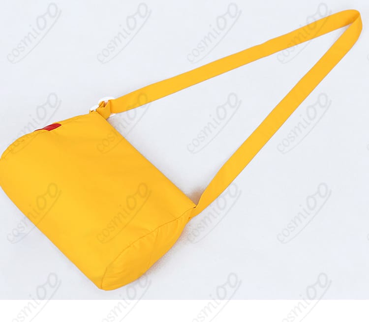 リーフ コスプレ 斜め掛けバッグ 背面細部図|耐久性の高い仕上げで長持ち