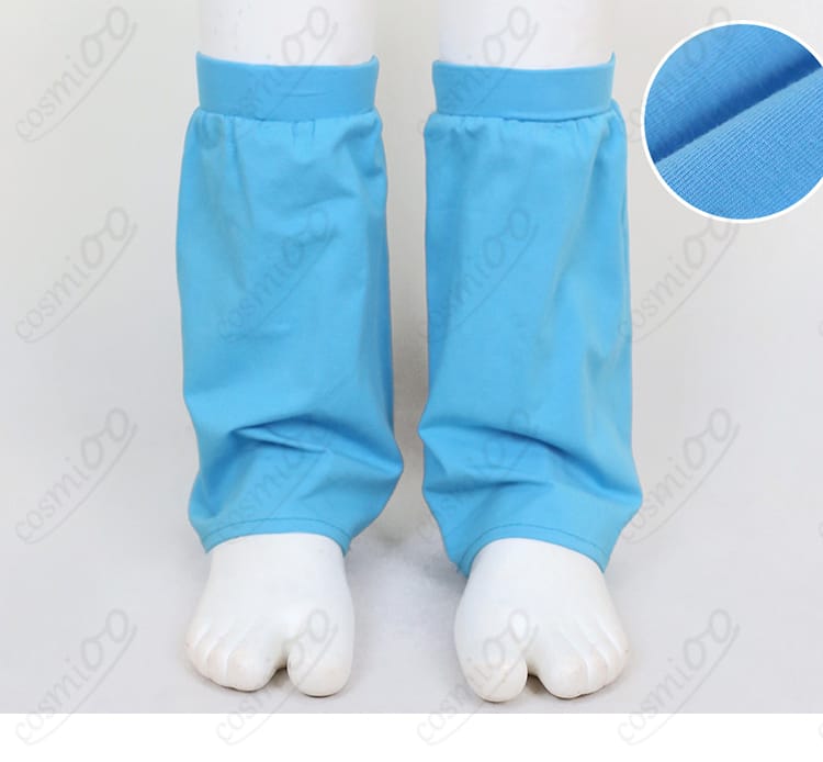 ポケモン リーフ コスプレ レッグカバー細部図|足元までこだわった完全再現