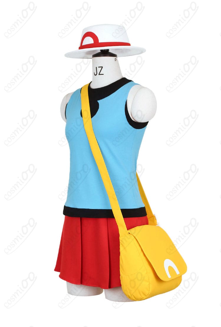 ポケモン リーフ コスプレ衣装 側面全体図|スタイルが映えるシルエットをチェック