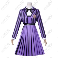 ウェンズデー イーニッド・シンクレア ネヴァーモア学園制服 コスプレ衣装｜高品質フルセット - 1枚目の画像（サムネイル）