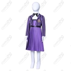ウェンズデー イーニッド・シンクレア ネヴァーモア学園制服 コスプレ衣装｜高品質フルセット - 7枚目の画像（サムネイル）