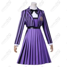 ウェンズデー イーニッド・シンクレア ネヴァーモア学園制服 コスプレ衣装｜高品質フルセット - 2枚目の画像（サムネイル）
