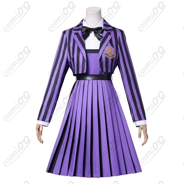 ウェンズデー イーニッド・シンクレア ネヴァーモア学園制服 コスプレ衣装｜高品質フルセット
