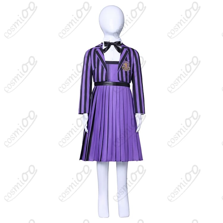 ウェンズデー イーニッド・シンクレア ネヴァーモア学園制服 コスプレ衣装｜高品質フルセット - 6枚目の画像