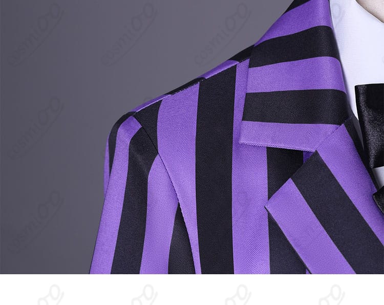 ネヴァーモア学園制服 コスプレ衣装 外套肩装飾ディテール図|ジャケットショルダー部分の繊細な刺繍を再現