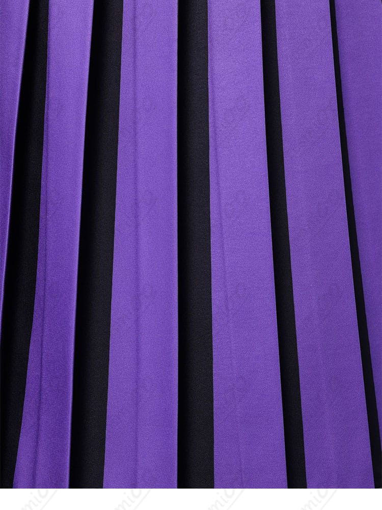 ネヴァーモア学園制服 コスプレ衣装 スカート裾装飾ディテール図|裾のラインまで美しく再現された仕上がり