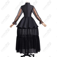 ウェンズデー・アダムス シーズン2ドレス コスプレ衣装 フルセット - 3枚目の画像（サムネイル）