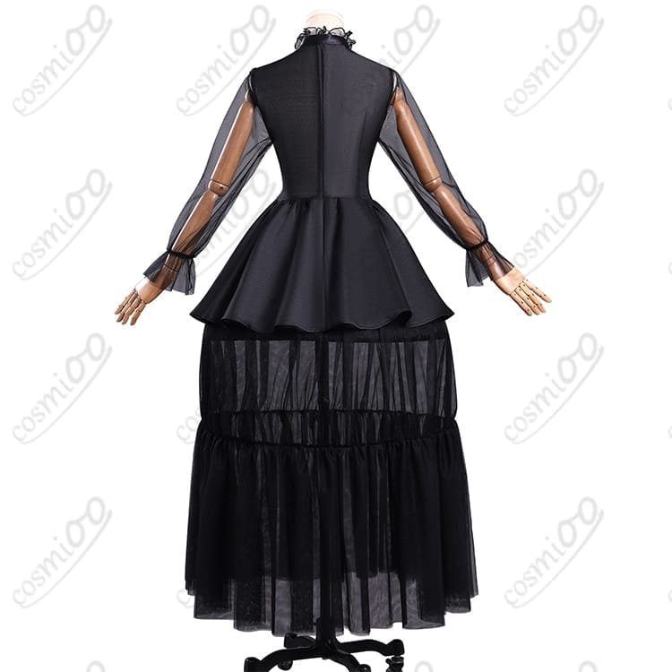 ウェンズデー・アダムス シーズン2ドレス コスプレ衣装 フルセット - 3枚目の画像