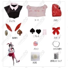 NIKKE ルージュ 逆バニー コスプレ衣装｜高品質フルセット - 7枚目の画像（サムネイル）
