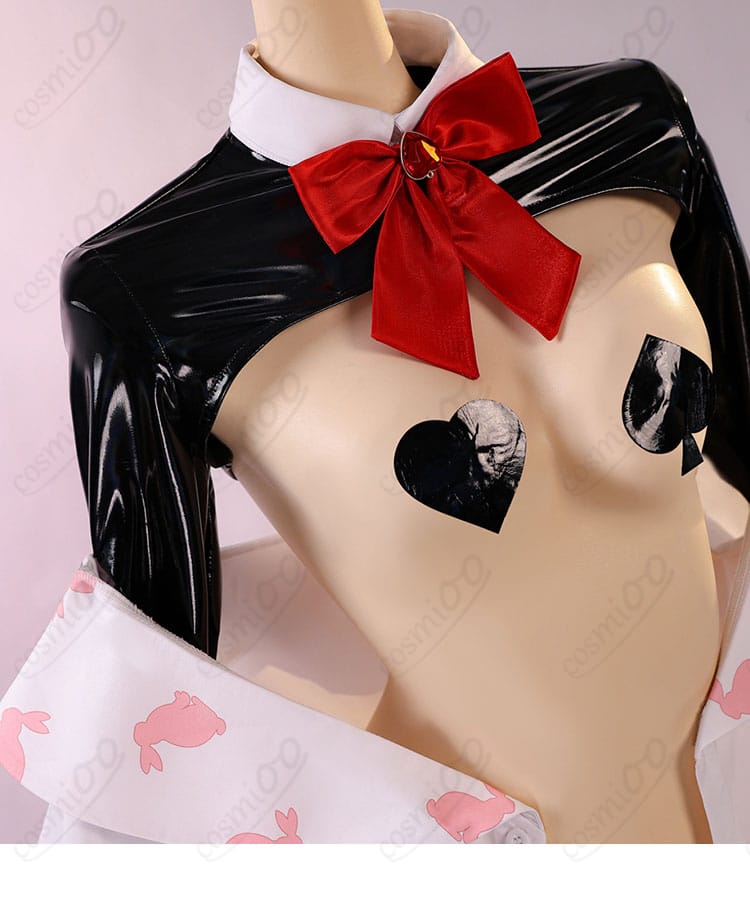 ルージュ コスプレ 上衣装飾細部|NIKKE アンラッキーラビット 上半身装飾ディテール再現