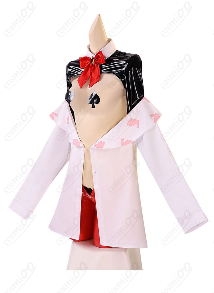 ルージュ コスプレ衣装 側面図|逆バニー衣装 横からのシルエットを再現