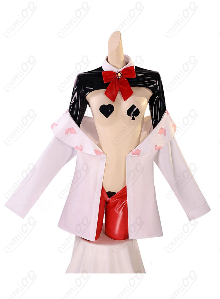 ルージュ コスプレ衣装 正面図|NIKKE アンラッキーラビット コート&トップス全体像