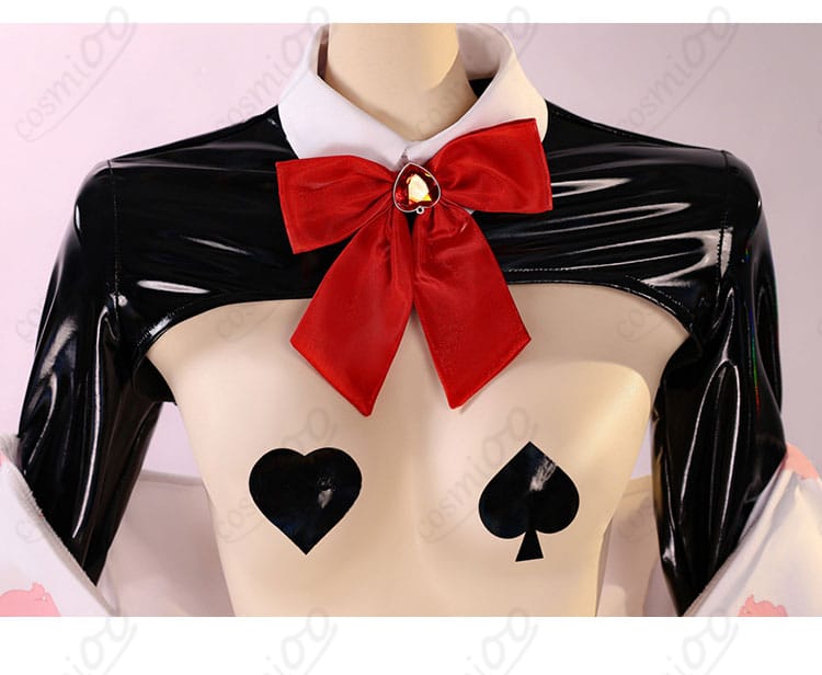 ルージュ コスプレ 衣襟装飾アップ|高再現バニーコスプレ 衣襟・リボン部分ディテール