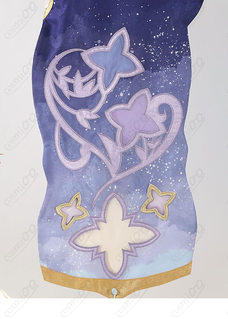 礼瀬マヨイ ナツコイ衣装 コスプレ 模様装飾ディテール|細やかな模様と繊細な刺繍仕上げ