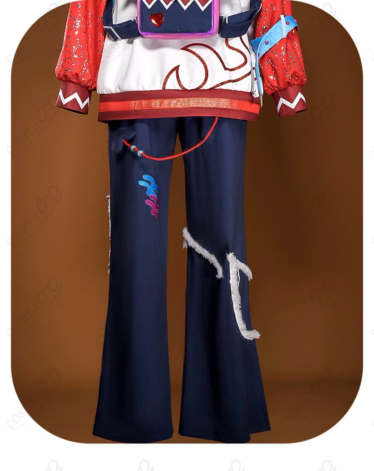 天城燐音 エゴイスト コスプレ衣装 背面ディテール|ステージ映えする豪華仕様