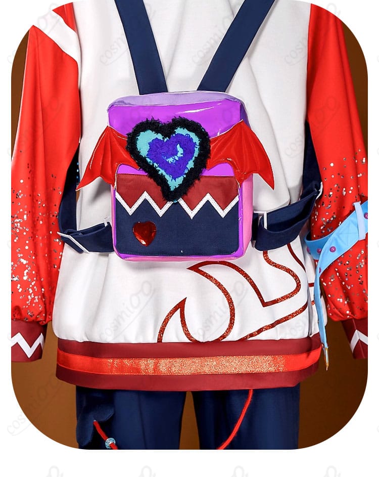 天城燐音 コスプレ衣装 背面装飾ディテール|存在感ある背飾りが特徴