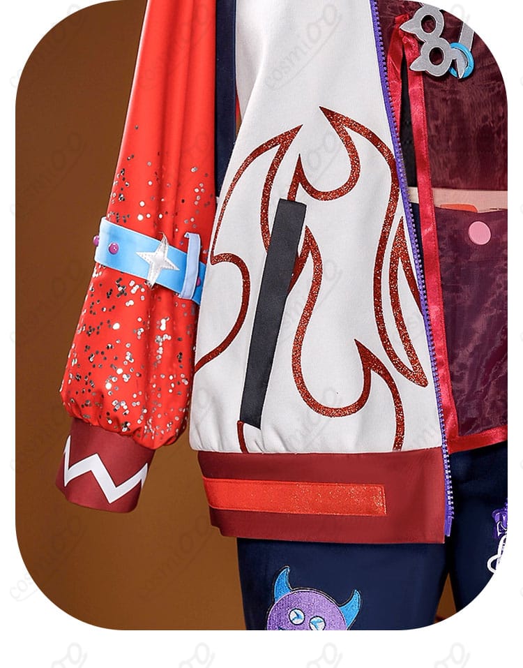 天城燐音 コスプレ衣装 外套裾デザイン|動きのあるデザインで映えるシルエット